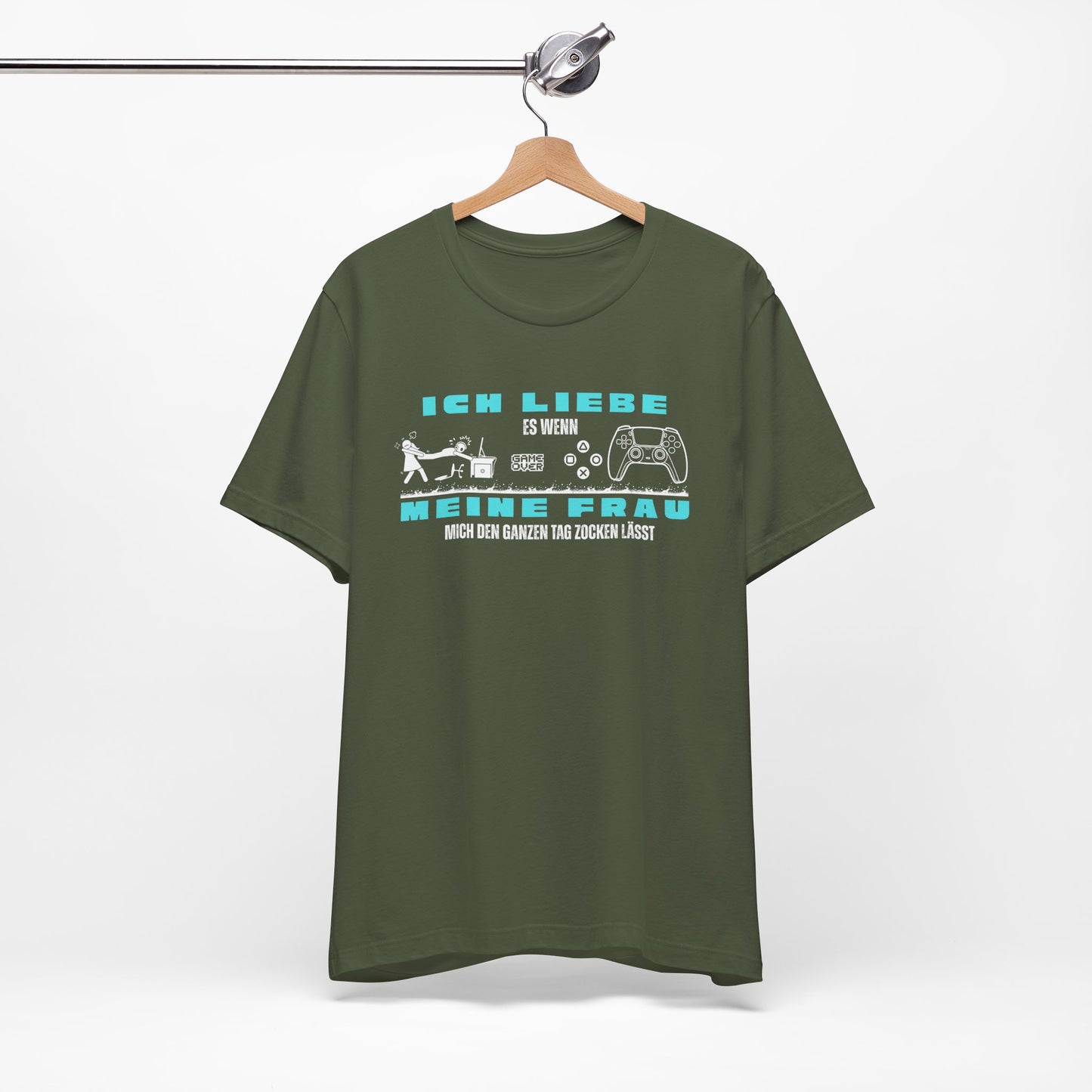 Ich Liebe Meine Frau T-Shirt - Unisex Jersey Tee for Gamers