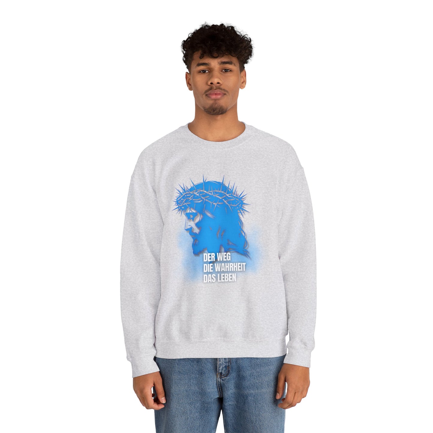 Sweatshirt Jesus "Der Weg - Die Wahrheit - Das Leben"