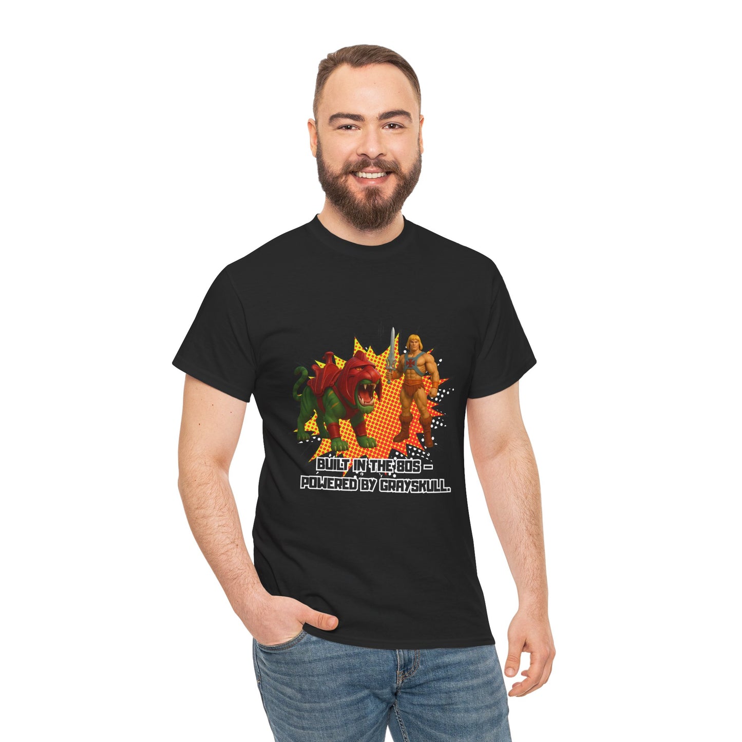 He-Man Unisex Vintage Master of the Universe Retro T-Shirt