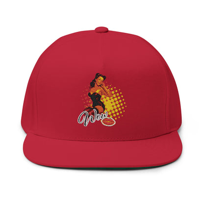 Trust in You Embroidered Flat Bill Cap - Motivational Hat for Confidence & Style
