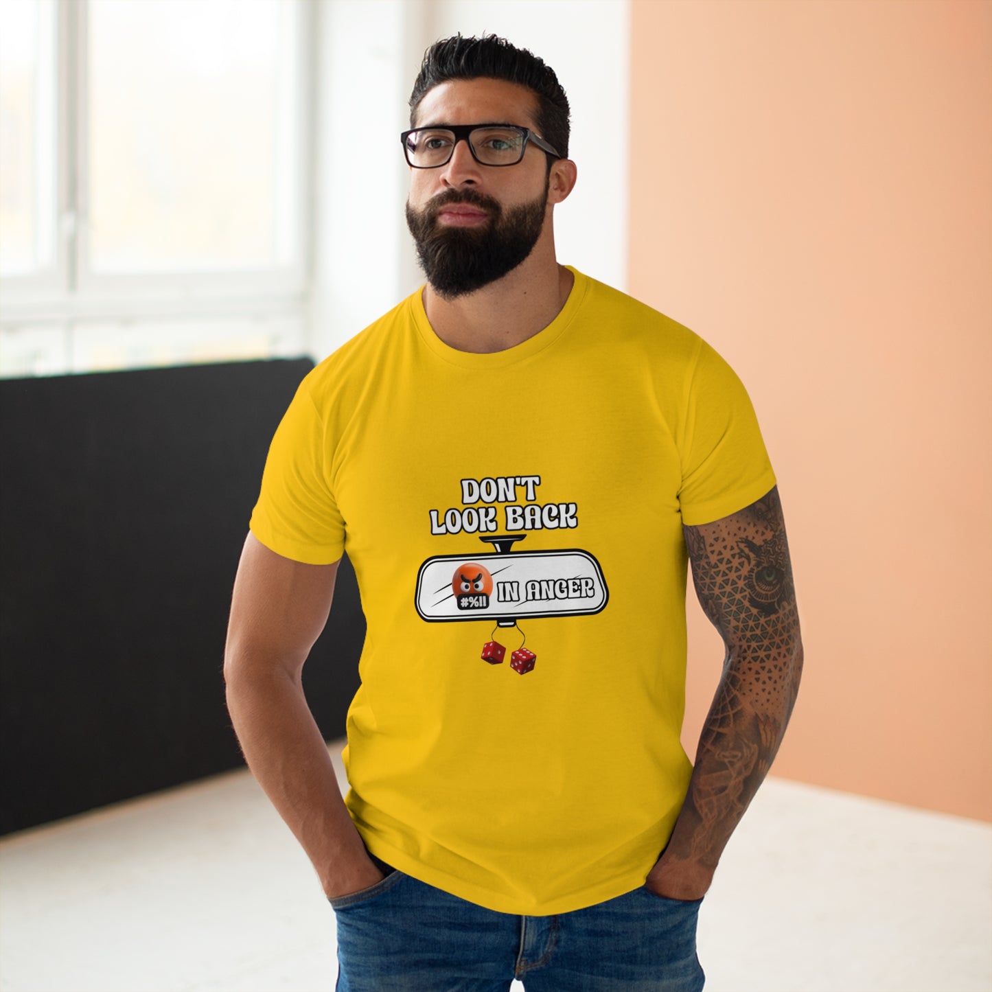 Don't Look Back in Anger Men's T-Shirt, Motivational