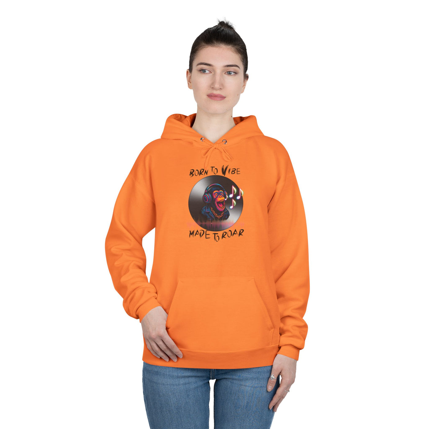 Born to Vibe Hoodie - cool monkey design / Monkey