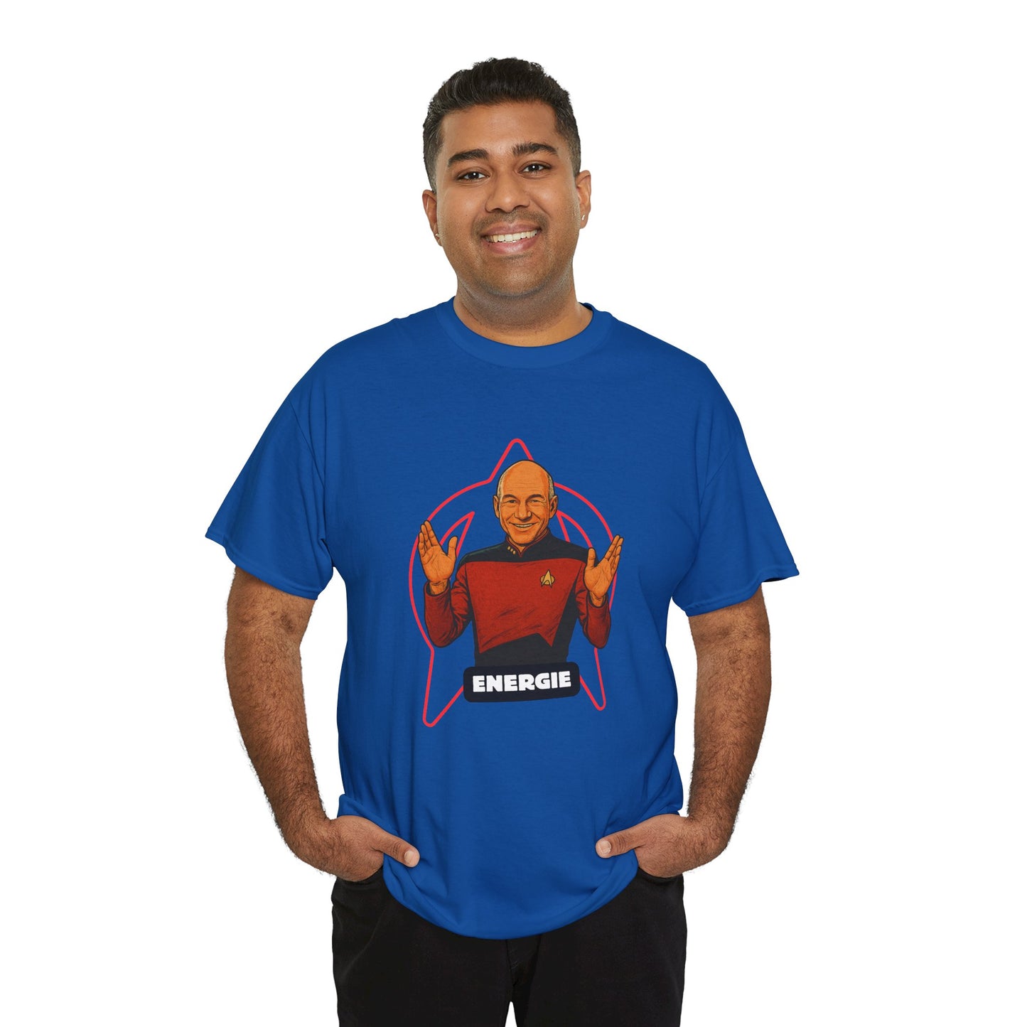 Energie Unisex Heavy Cotton Tee - Perfect for Sci-Fi Fans and Casual Wear