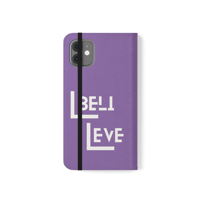 Handyhülle - inspirational Flip Case - 'Believe in You' Phone Cover