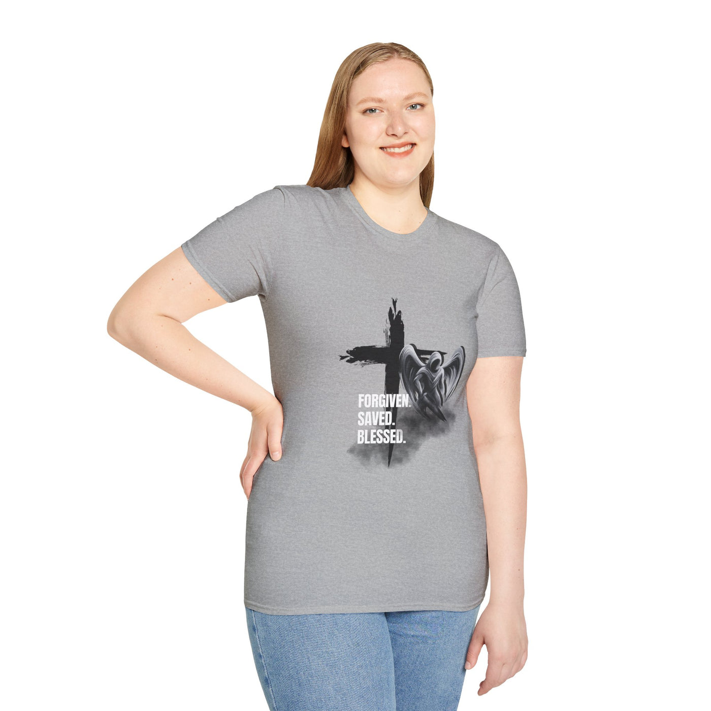 Blessed Faith Unisex Softstyle T-Shirt  Jesus