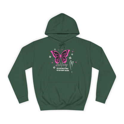 Hoodie Achtung ich entfalte mich - es glitzert gleich