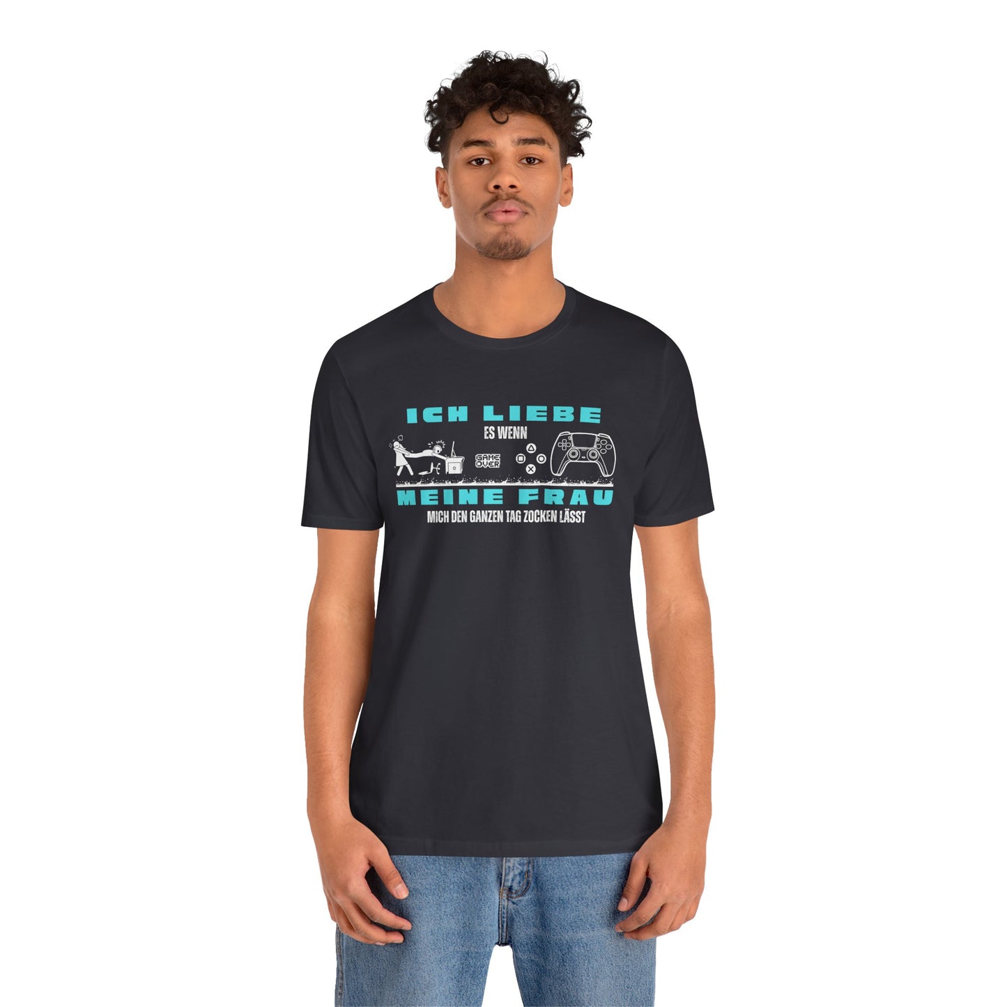 Ich Liebe Meine Frau T-Shirt - Unisex Jersey Tee for Gamers