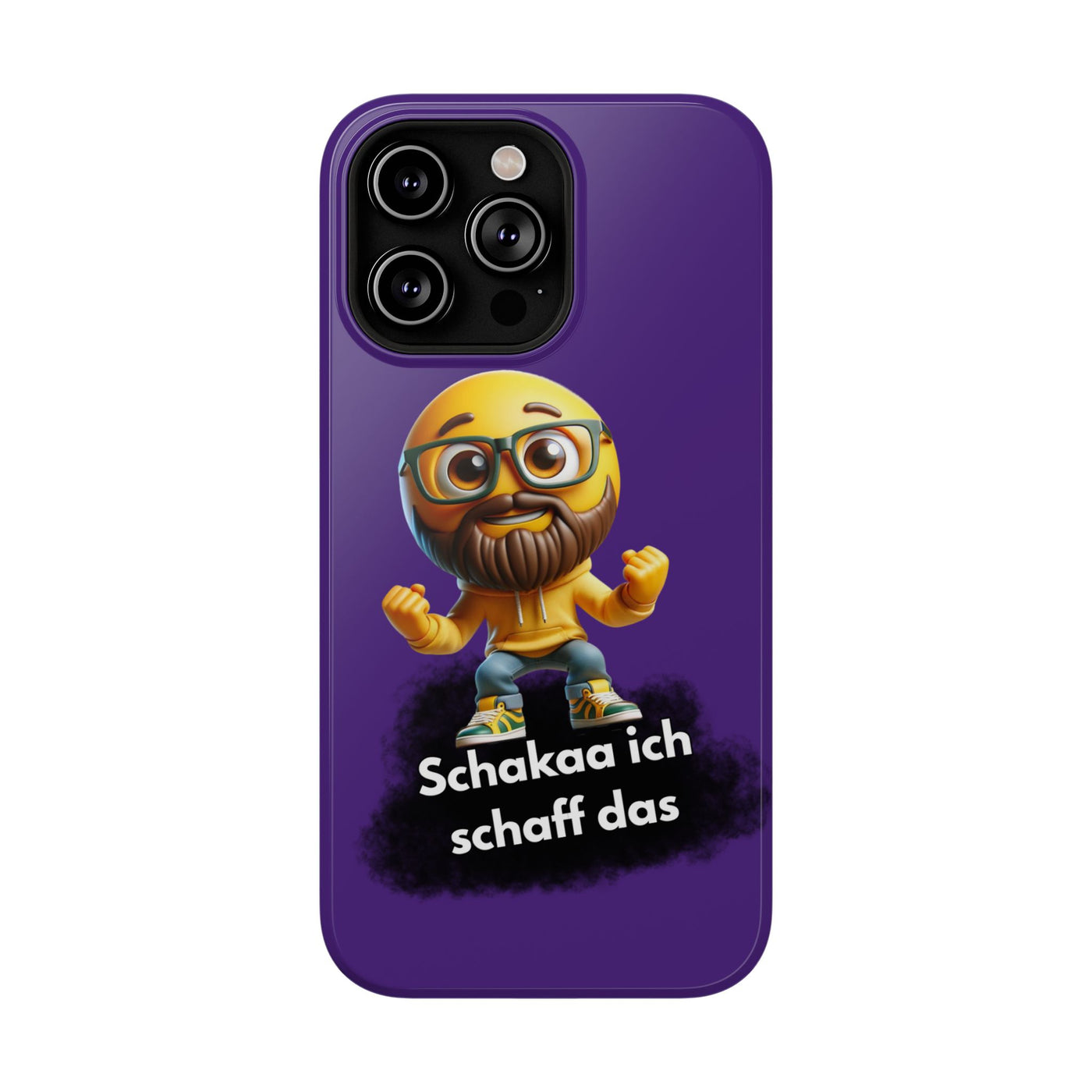 Motivational Impact-Resistant Phone Case - "Schakaa ich schaff das"