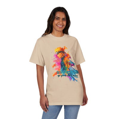Unisex Graphic T-Shirt - Go Your Own Way - Naruto Inspired Design Anime