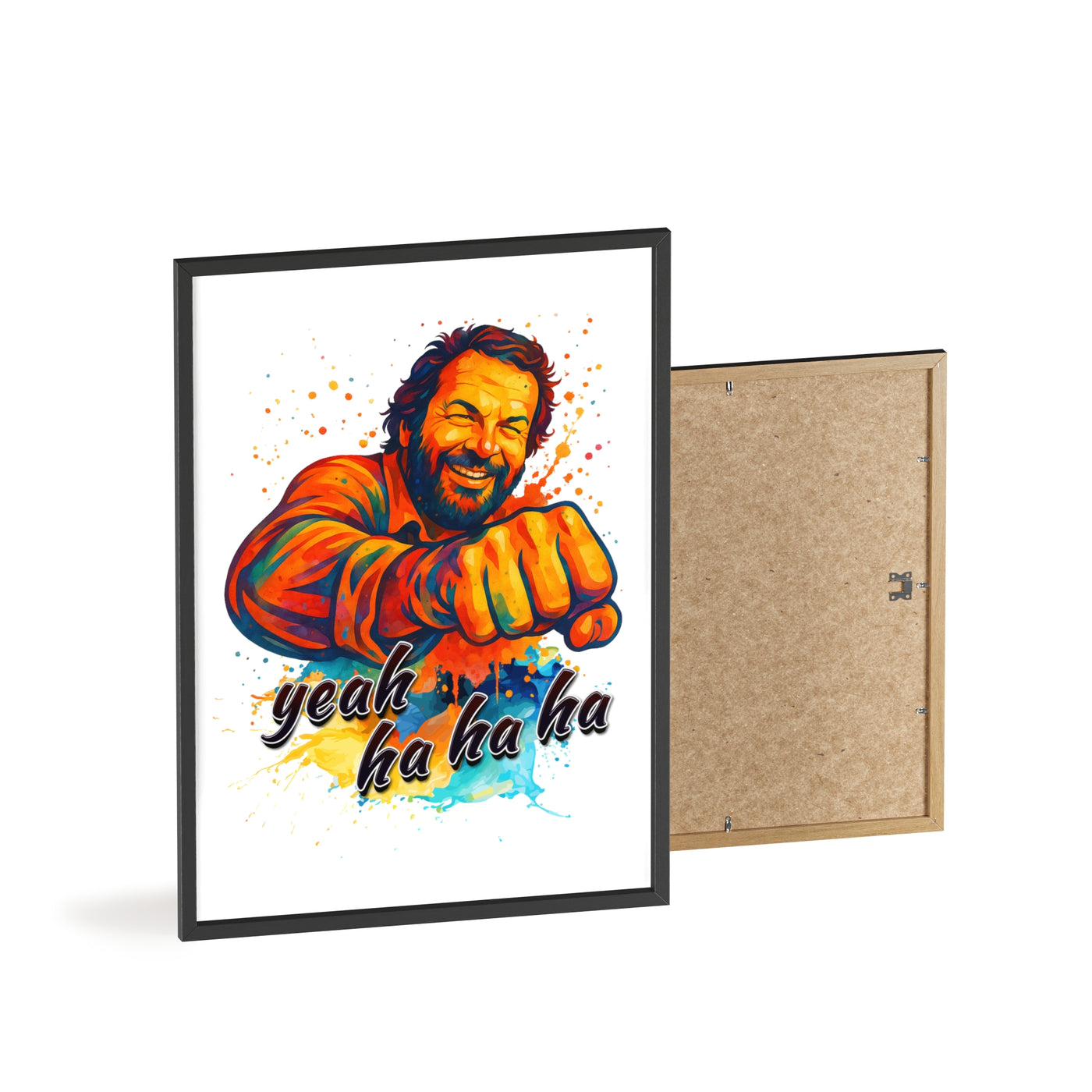 Funny Motivational Poster with Bud Spencer – 'Yeah Ha Ha Ha' 