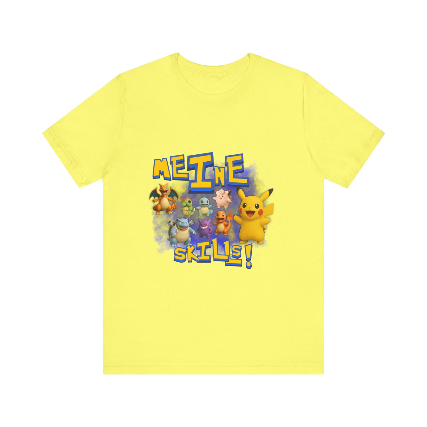 Pokemon Skills Unisex Tee, Fun Casual Shirt