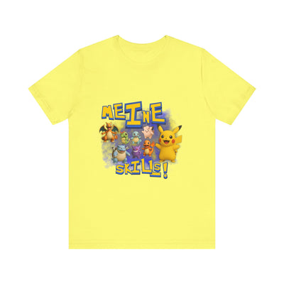 Pokemon Skills Unisex Tee, Fun Casual Shirt