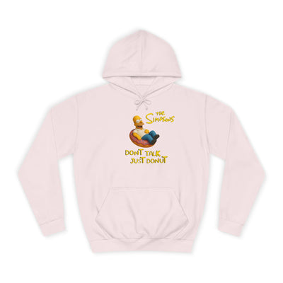 Funny Donut Lover Hoodie, Unisex College Hoodie, The Simpsons