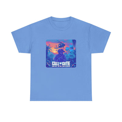 Retro Call of Cutie Unisex Oversized Boxy Tee - Chill Vibes for Game Lovers