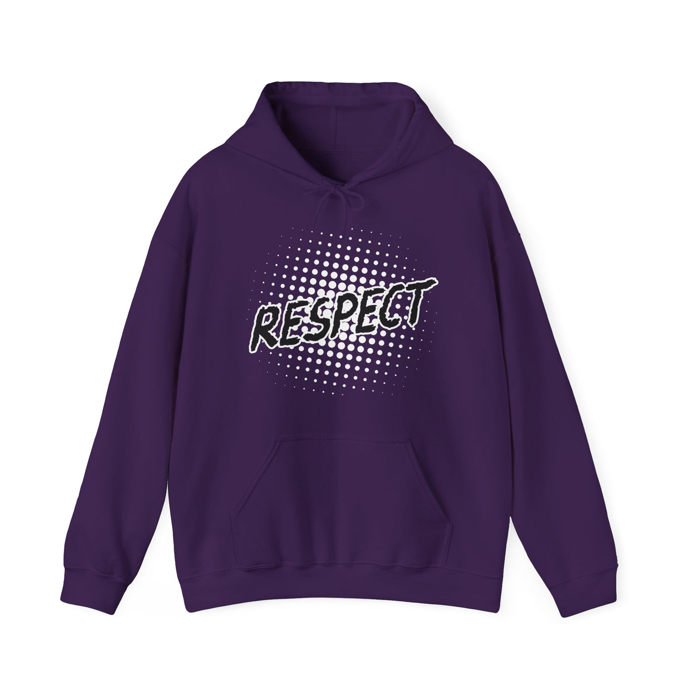 Respect Unisex Hooded Sweatshirt, Streetwear Hoodie