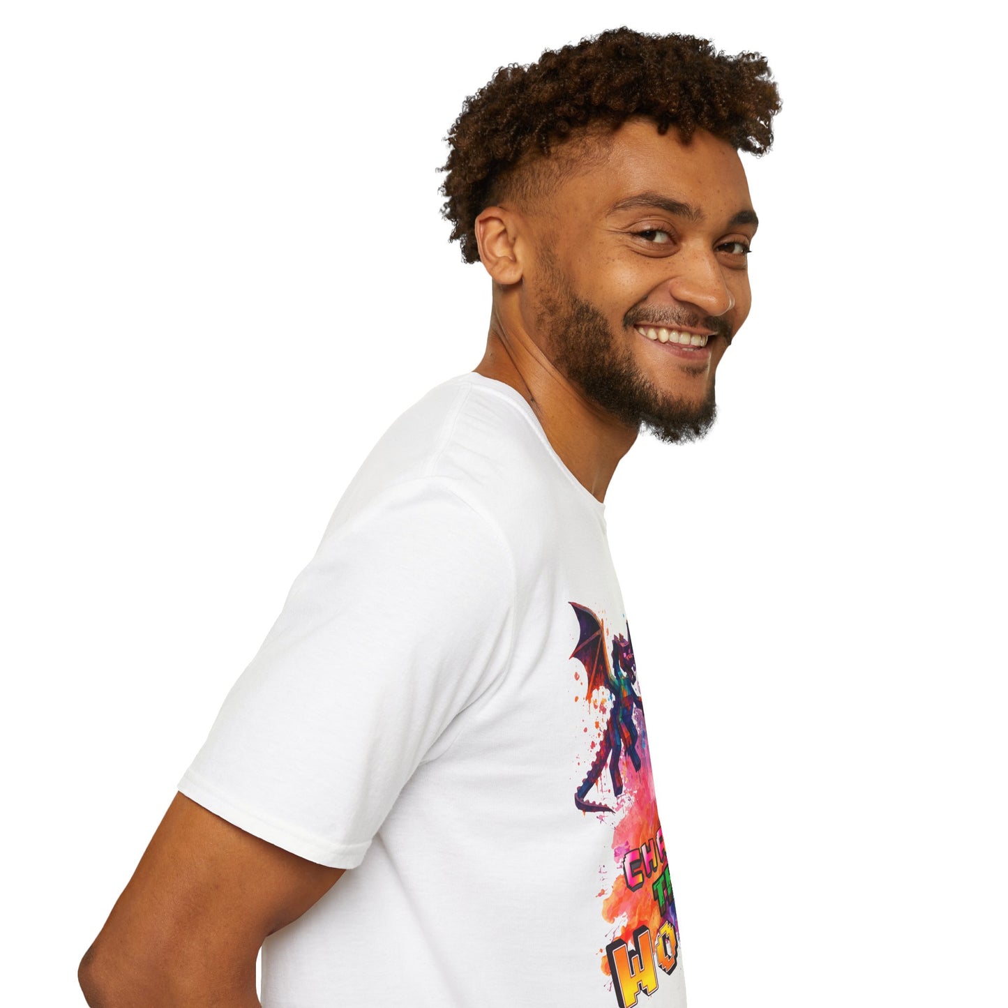 Minecraft Change the World Video Game T-Shirt - Unisex Softstyle Tee for Gamers