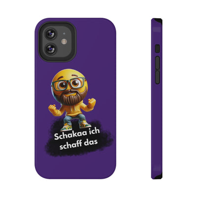 Motivational Impact-Resistant Phone Case - "Schakaa ich schaff das"