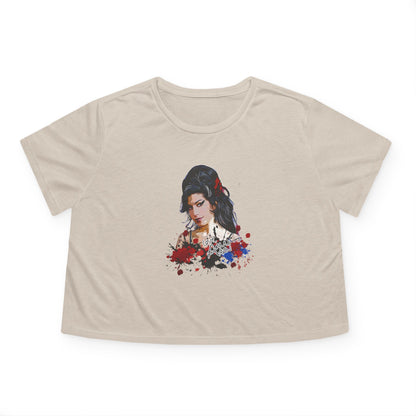 Vintage Graphic Crop Tee - Amy Winehouse Design