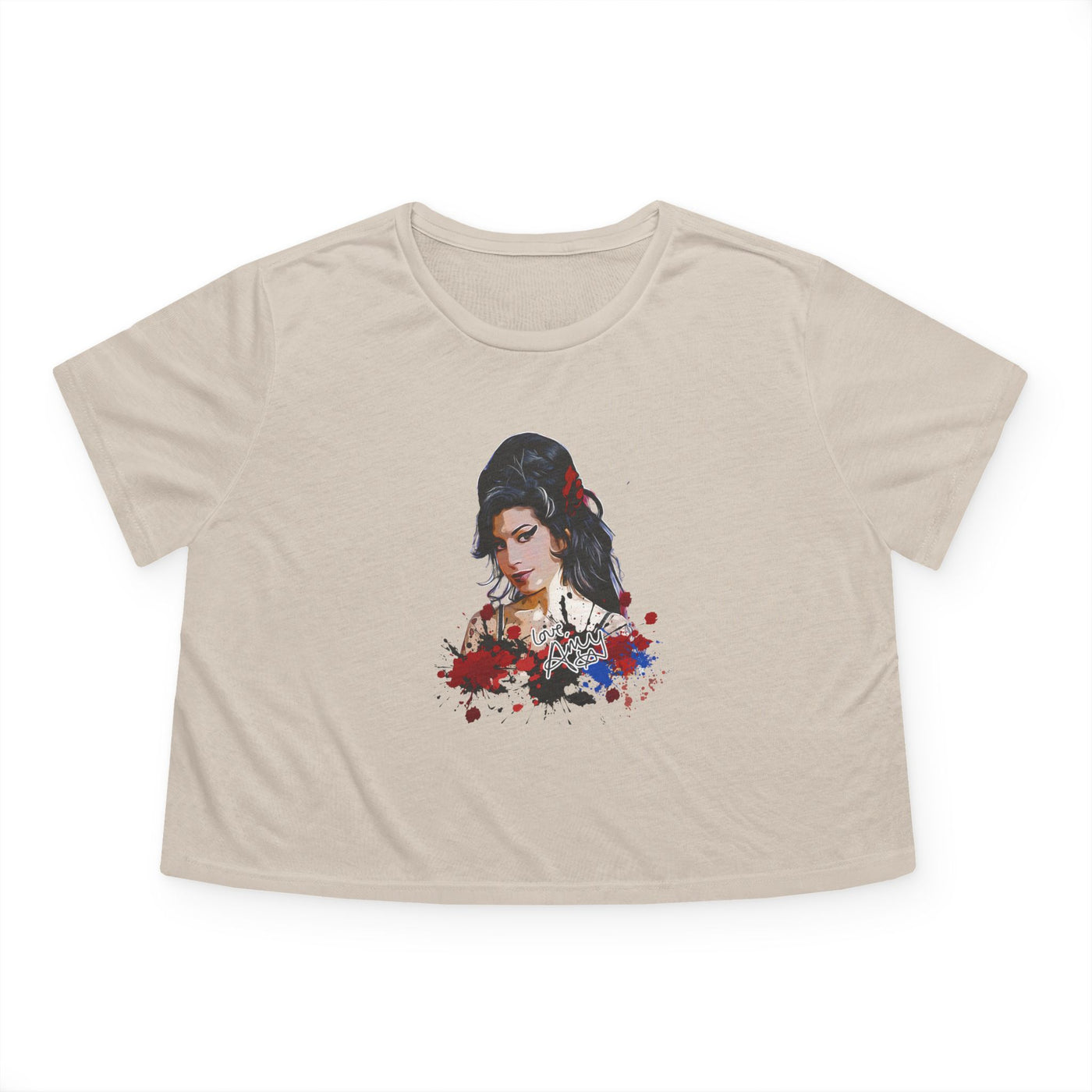 Vintage Graphic Crop Tee - Amy Winehouse Design