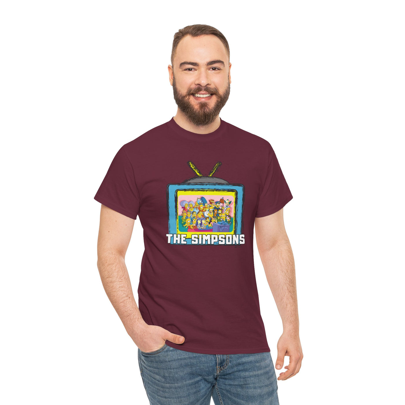 The Simpsons Unisex Heavy Cotton Shirt