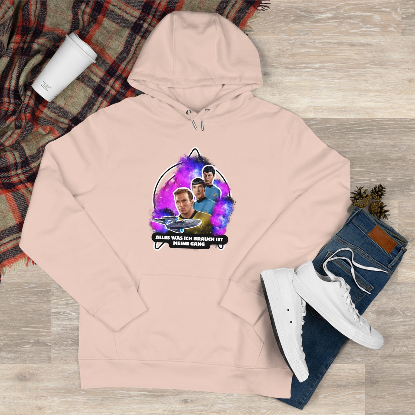 Hoodie Sweatshirt - Star Trek "All I need is my gang"