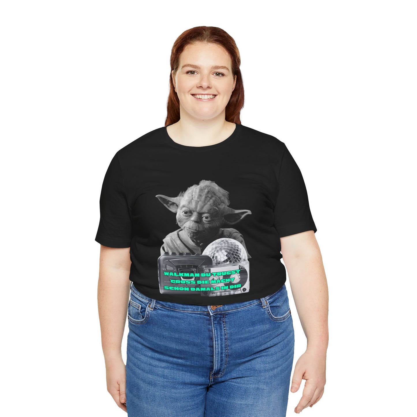Funny Yoda Quote Unisex Tee - Walkman du kennst - erfahren du bist starwars