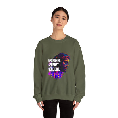 Sweatshirt Jesus- BLESSED - GROUNDED - CELEBRATED