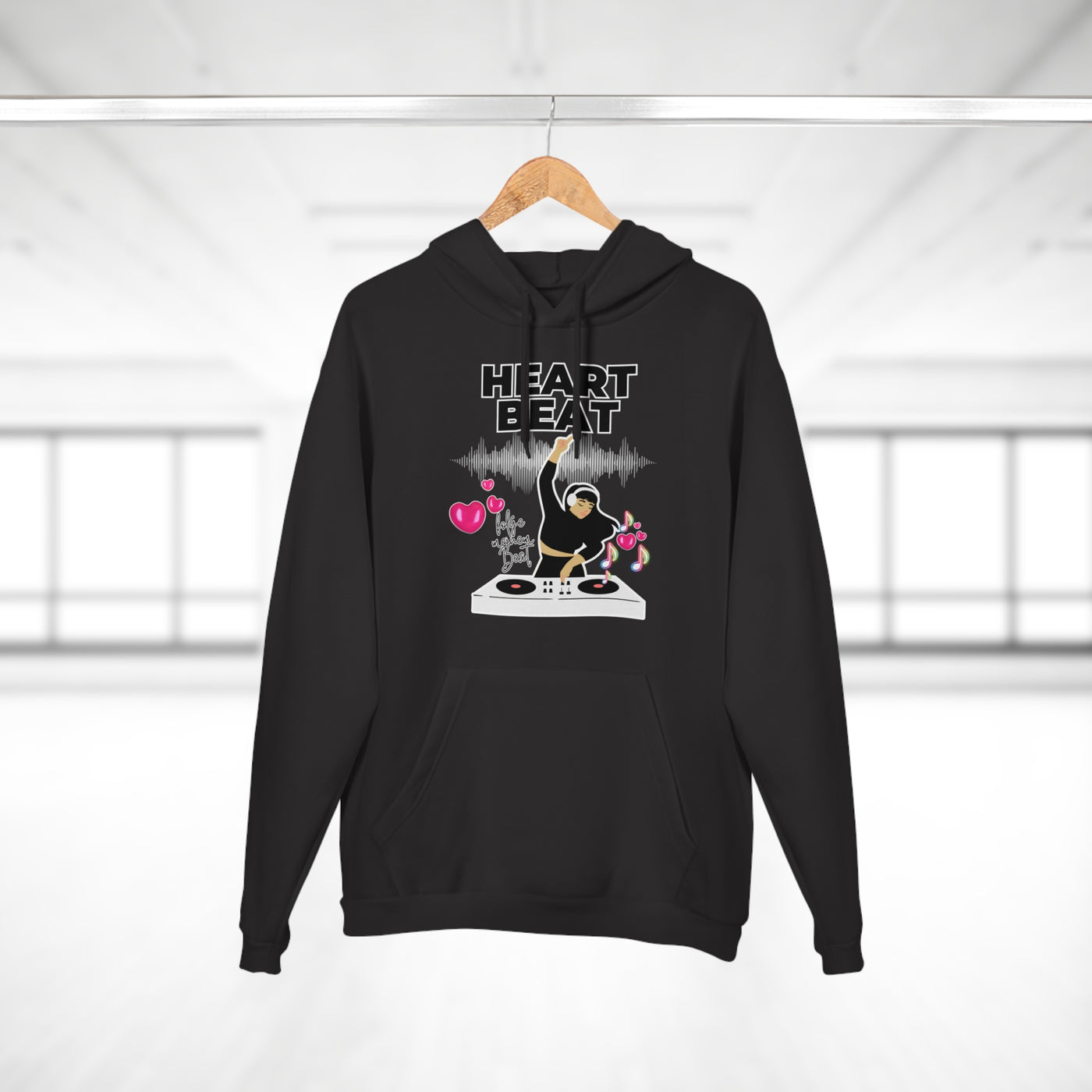 Heart Beat Pullover Hoodie