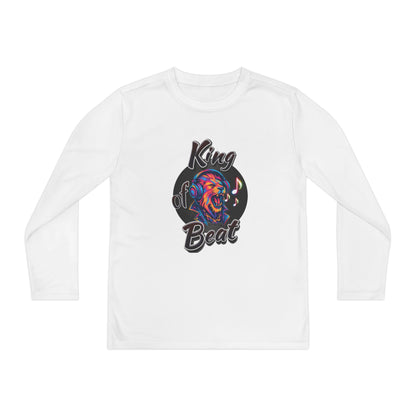 King of Beat Youth Long Sleeve Tee - Perfect for Young Musicians! 