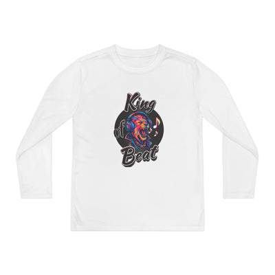 King of Beat Youth Long Sleeve Tee - Perfect for Young Musicians! 