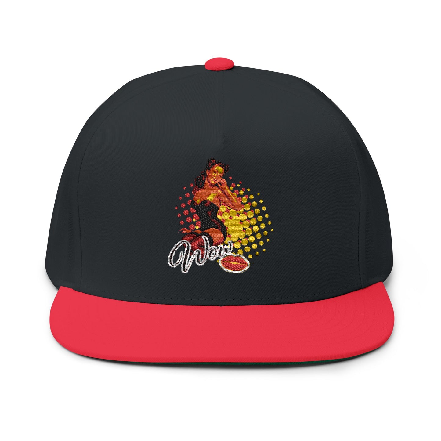 Trust in You Embroidered Flat Bill Cap - Motivational Hat for Confidence & Style