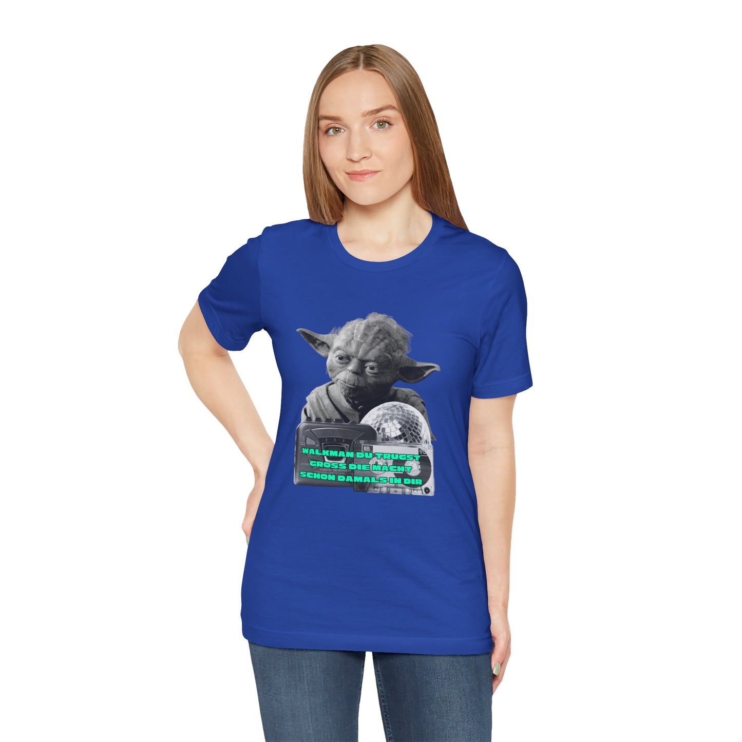 Funny Yoda Quote Unisex Tee - Walkman du kennst - erfahren du bist starwars