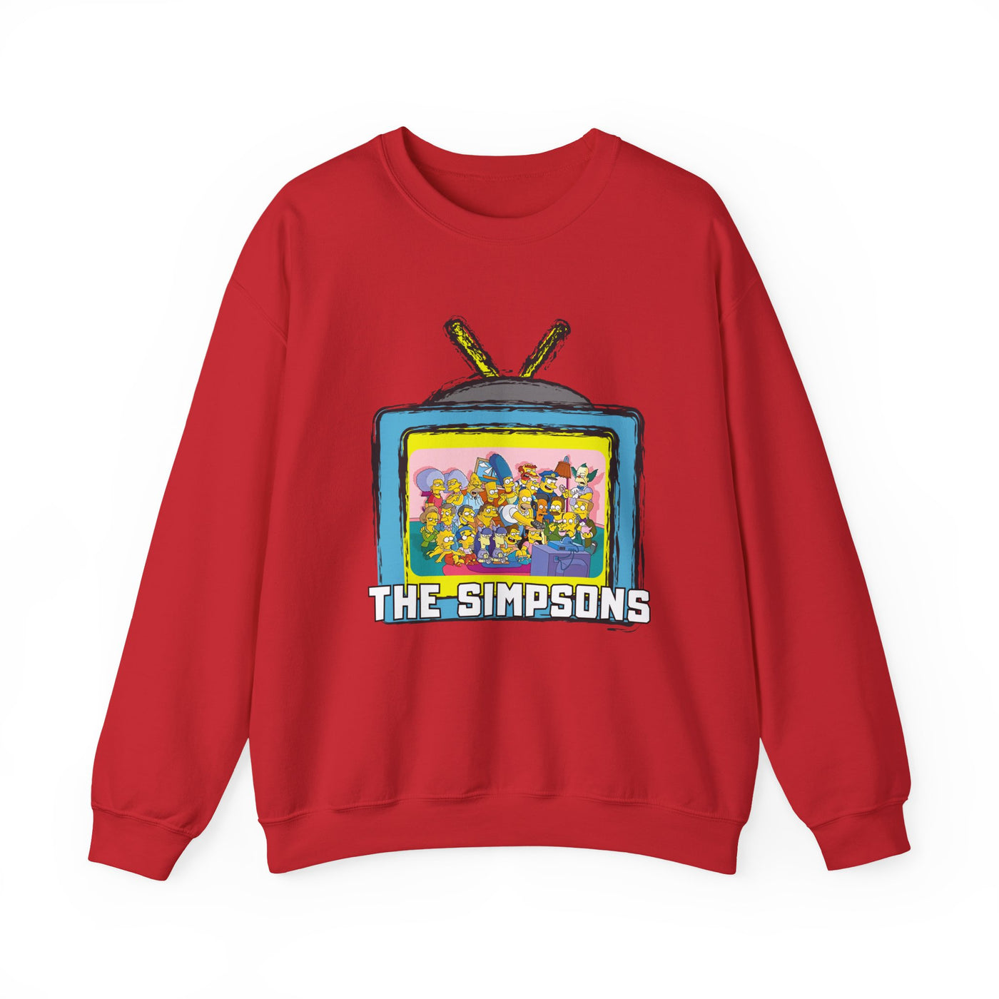 The Simpsons Unisex Heavy Cotton Sweatshirt
