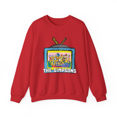 The Simpsons Unisex Heavy Cotton Sweatshirt