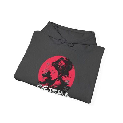 "Geisha Inside"Fleece Hoodie, Cozy