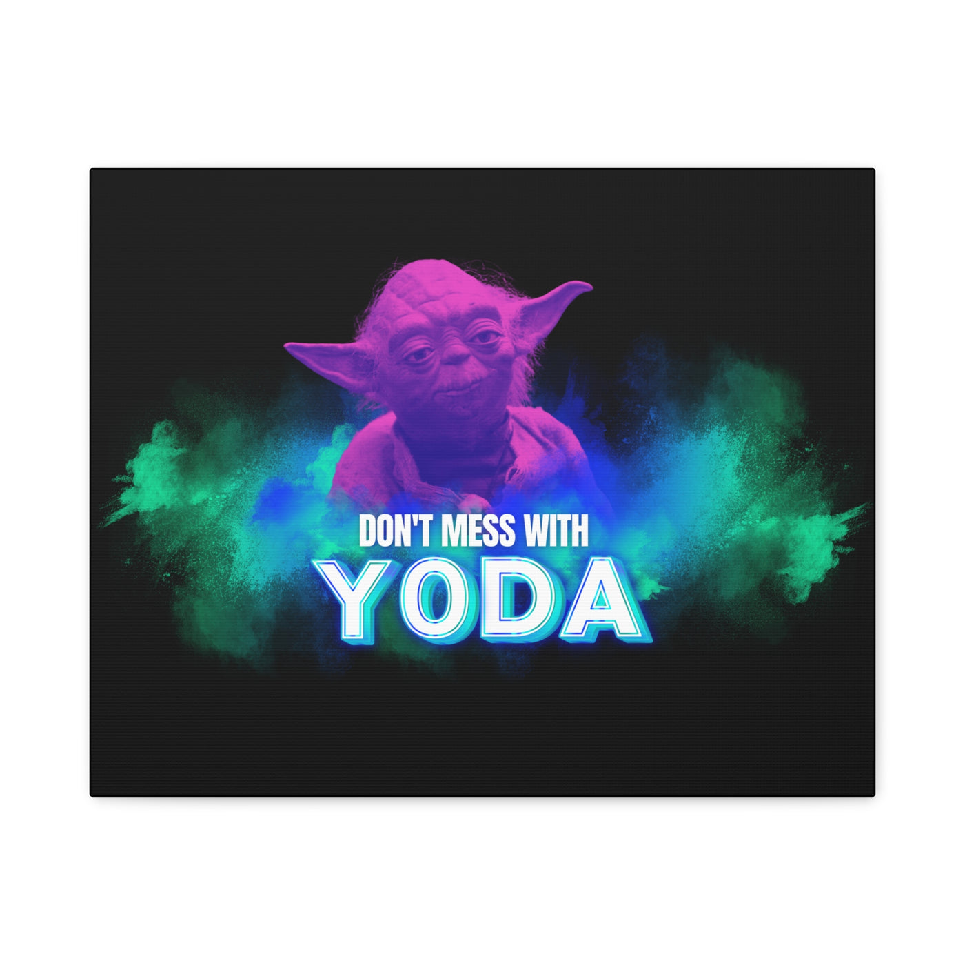 Inspirational Yoda Canvas Art - Modern Wall Decor for Star Wars Fans