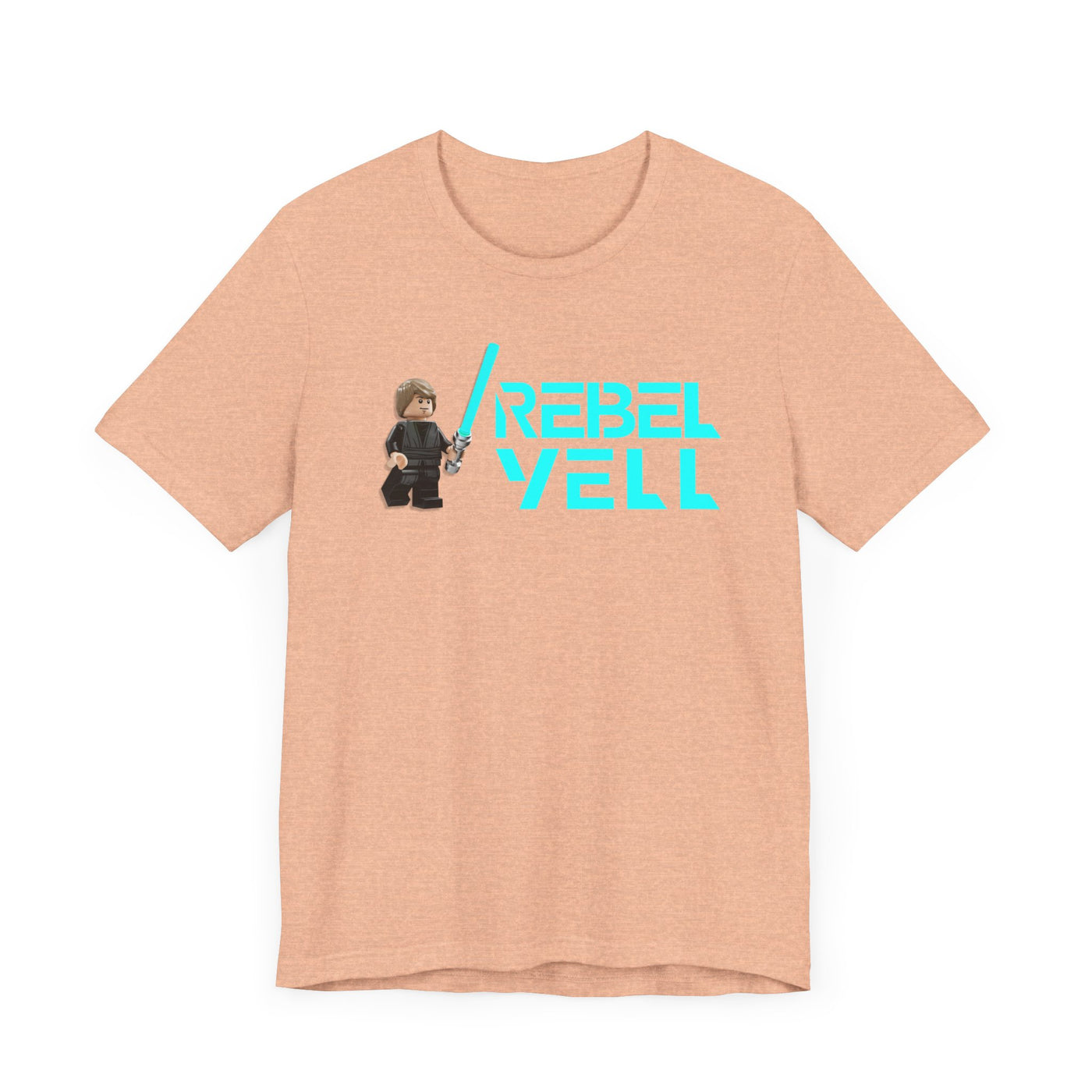 Cool Rebel Yell Luke Skywalker Unisex Jersey Tee - Short Sleeve Graphic T-Shirt for Fans