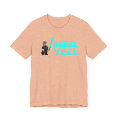 Cool Rebel Yell Luke Skywalker Unisex Jersey Tee - Short Sleeve Graphic T-Shirt for Fans