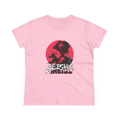 "Geisha Inside"Fleece Shirt, Cozy