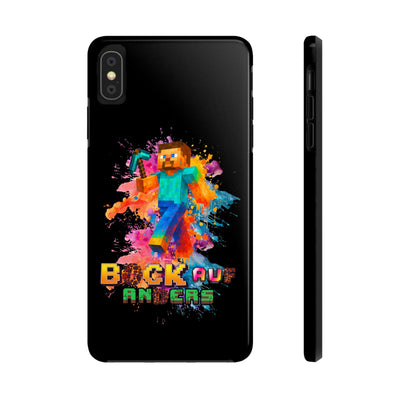 Minecraft Inspired Tough Phone Case - Handyhülle  "Bock auf anders" Colorful Gamer Design