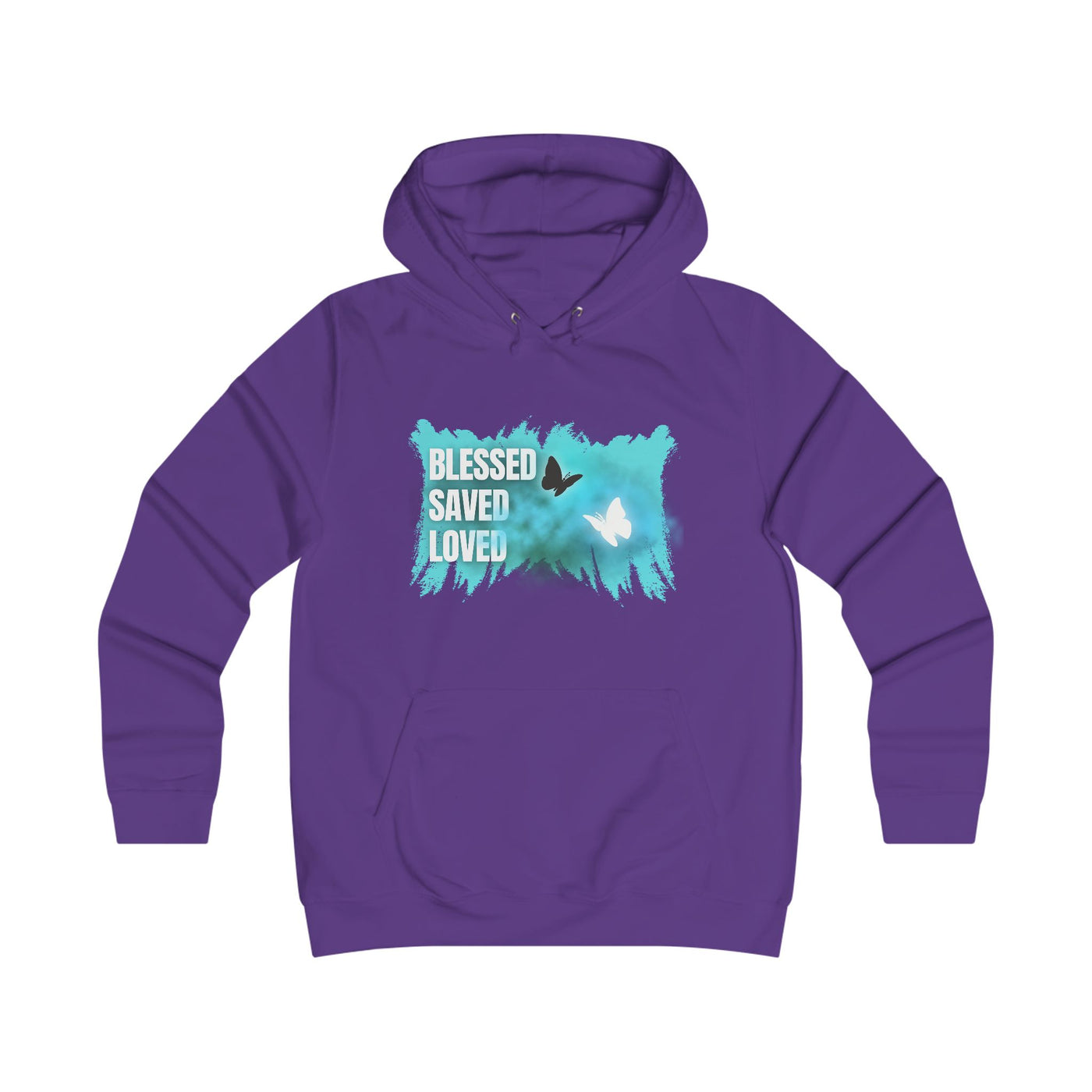 Blessed & Believing College Hoodie for Girls -Christian