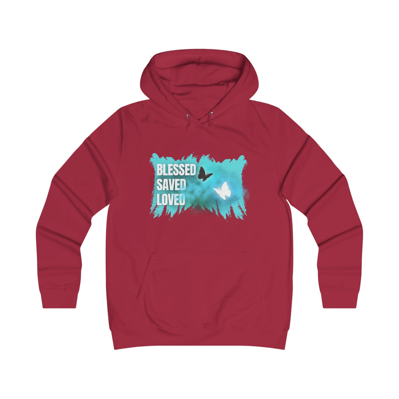 Blessed & Believing College Hoodie for Girls -Christian