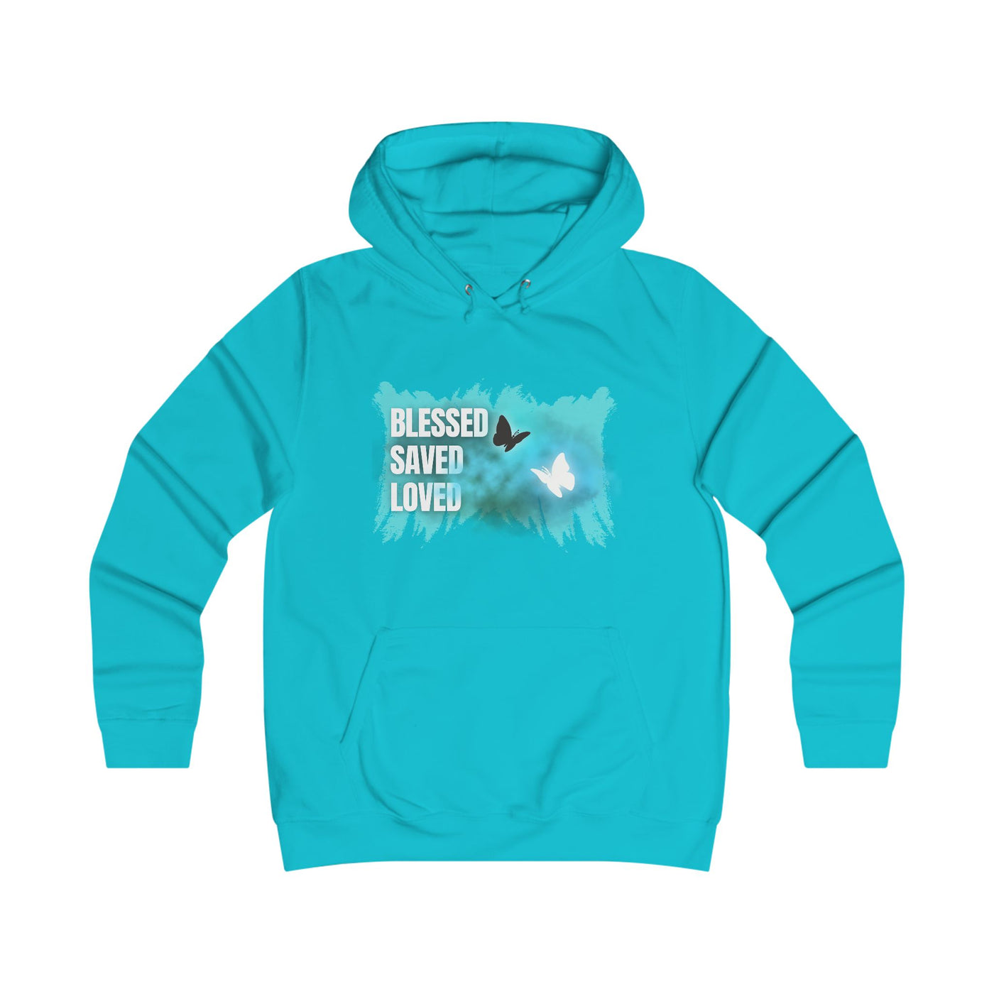 Blessed & Believing College Hoodie for Girls -Christian