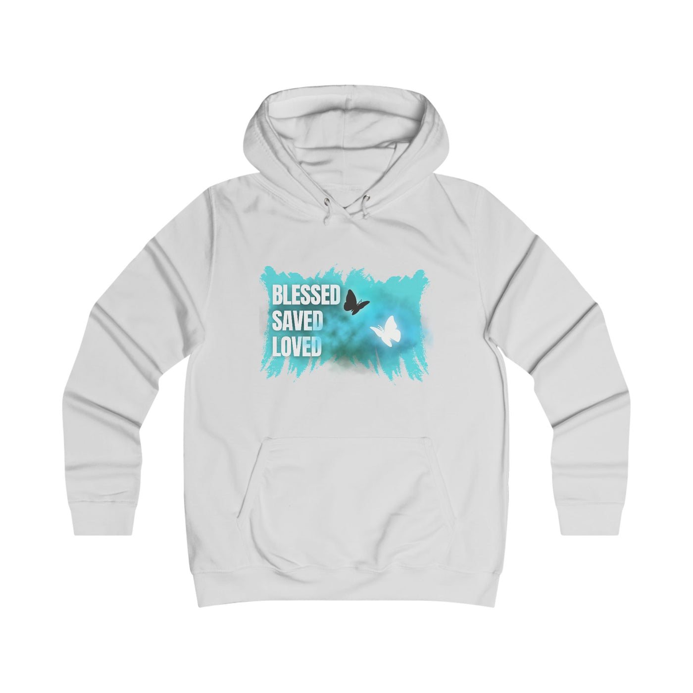 Blessed & Believing College Hoodie for Girls -Christian