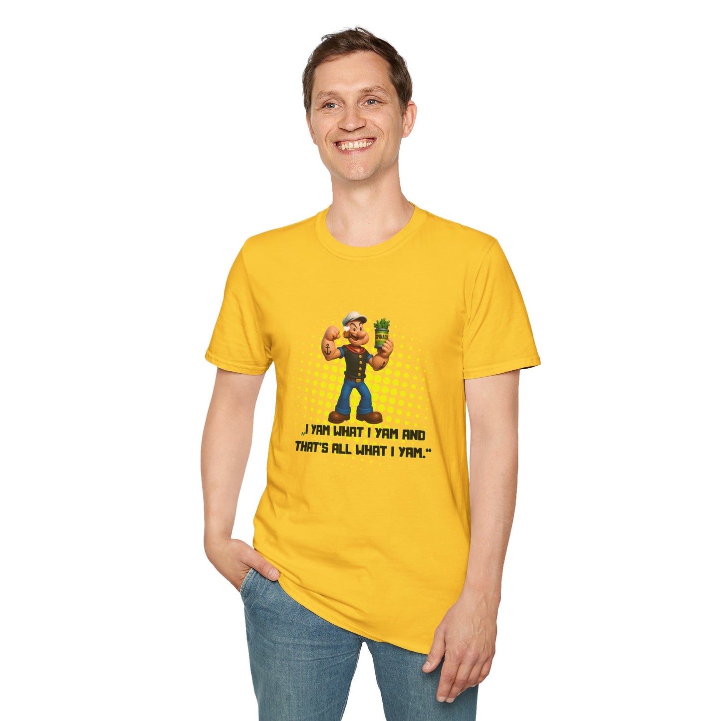 Retro Popeye Unisex Softstyle T-Shirt