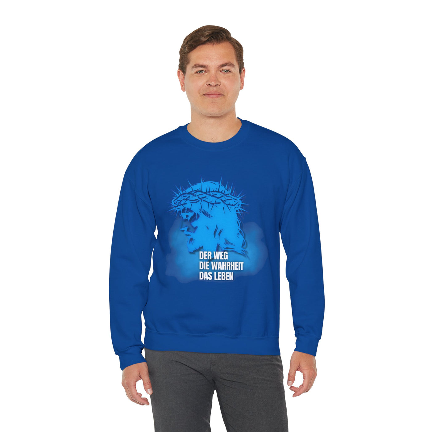 Sweatshirt Jesus "Der Weg - Die Wahrheit - Das Leben"