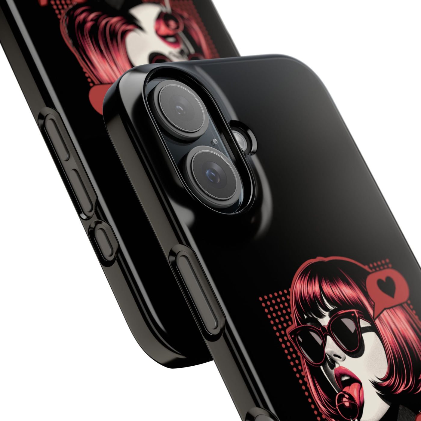 Retro Girl Snap Case Handyhülle