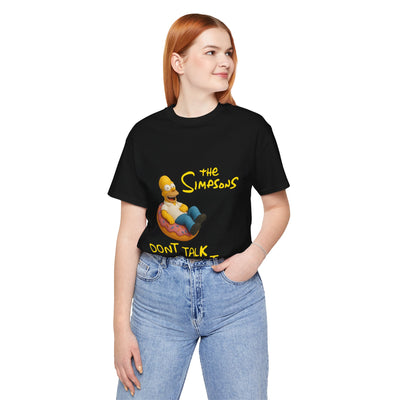 The Simpsons Donut Lover Tee - Funny Graphic T-Shirt -unisex