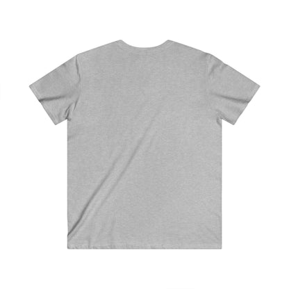 Men's V-Neck Graphic Tee - I love my wife - watch all the day Football