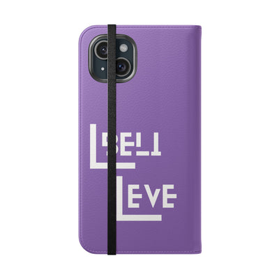 Handyhülle - inspirational Flip Case - 'Believe in You' Phone Cover